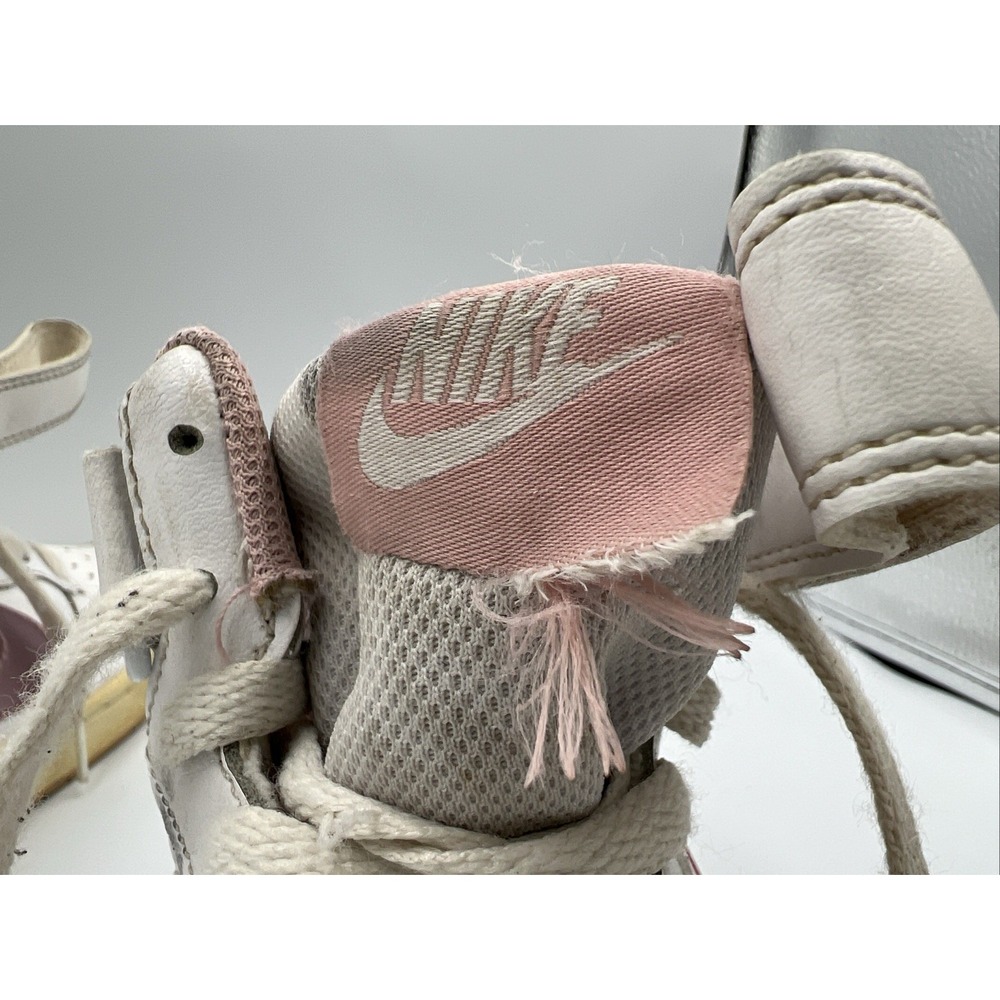 Nike Court‎ Borough Mid White Pink Glaze Shoes CD7782-105 4.5Y - Picture 7 of 11